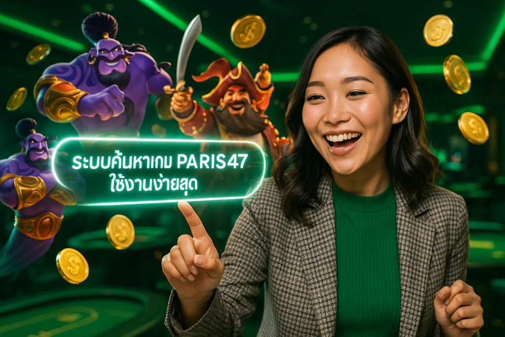 ระบบค้นหาเกม PARIS47 ใช้งานง่ายสุด